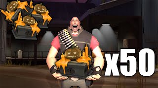 [TF2] Scream Fortress 2023 50 Cases Unboxing!!