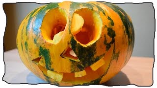 Как сделать тыкву на Хэллоуин. Тыква Джека diy. Pumpkin on Halloween