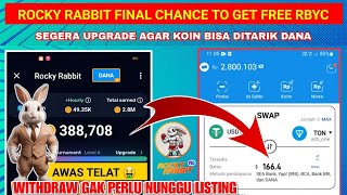 UPDATE ROCKY RABBIT FINAL CHANCE TO GET FREE RBTC | CARA MENUKAR SALDO TOKEN DI ROCKY RABBIT KE DANA