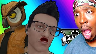 GTA5 After-hours - Owldolf Hootler's Duo Bounty Hunt! (REACTION)