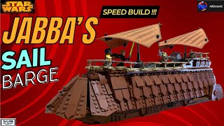 Lego JABBA’S SAIL BARGE MOC - Jabba the Hutt - Speed Build !!!