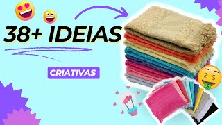 38 Ideias com Toalhinha de Mão| Fácil de vender|Lembrancinha #artesanato   @Juhlilas