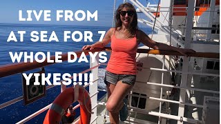 DAY ONE! LIVE FROM MY 1st TRANSATLANTIC CRUISE, MS ROTTERDAM,HOLLAND AMERICA LINE 150th ANNIVERSARY