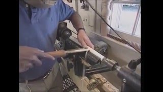 Hand plane woodturning