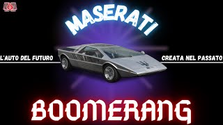 MASERATI BOOMERANG - il futuro disegnato nel passato