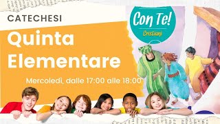 CATECHISMO 5a ELEMENTARE | 19/01/2022 | ore 17:00