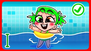 🏖🚫 Safety Rules In The Pool! | Kids Songs | Education For Kids