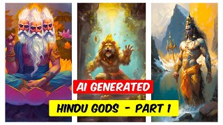 AI Generated Hindu Gods - Part 1