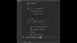 Make a ChessBoard Using Python #python #Chessboard