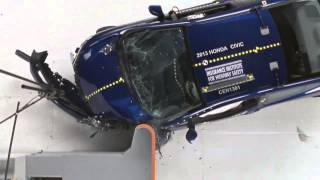 Crash Test 2013 - Honda Civic 2dr. (Small Overlap) IIHS