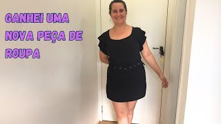 MOSTRANDO E PROVANDO UMA PEÇA NOVA DO MEU GUARDA - ROUPA