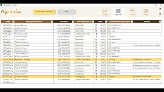 Planilha para Clínica de Estética Excel e Google Sheets