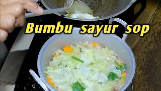 Cara  membuat bumbu sayur sop sederhana #sayursop