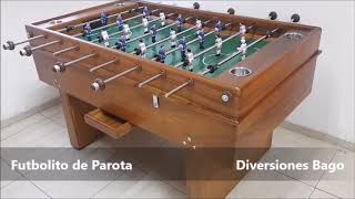 Futbolito de Parota Diversiones Bago