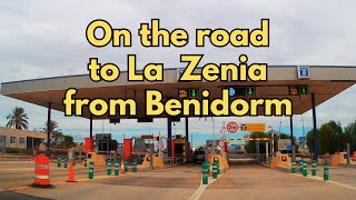 On the road to La Zenia from Benidorm