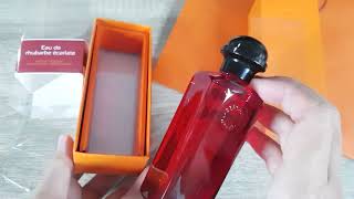 HERMÈS Eau de rhubarbe écarlate CMG Unboxing