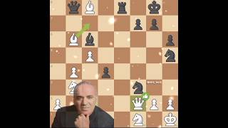 Garry Kasparov brilliancy ✨🕊️ #checkmate #sacrifice #brilliant #edit #chess #chessgame #shorts