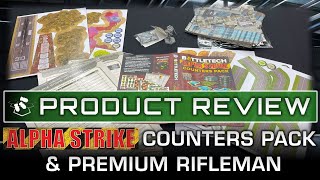 NEW Alpha Strike Counters & Premium Rifleman | Mercenaries Kickstarter | BattleTech Product Unboxing