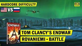 TOM CLANCY'S ENDWAR - USA TURN 7: ROVANIEMI BATTLE - HARDCORE - 4K