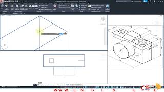 Autocad 2020 tutorial of 3D camera