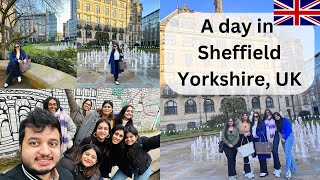 Leeds to Sheffield | A day in Sheffield | Travel Vlog | Indian Student in UK #mastersinuk #daytrip