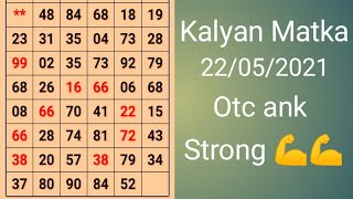 || Sattamatka Kalyan Matka otc ank || Kalyan matka Strong Jodi || Kalyan matka Today || Matka result