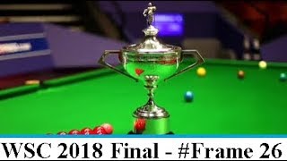 John Higgins vs Mark Williams | FRAME 26 | World Snooker Championship 2018 Final