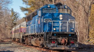 Chasing MBTA Geomtry Train to Milford