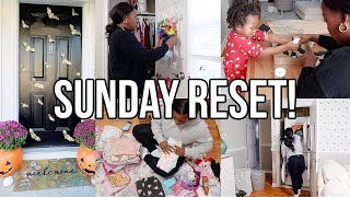 SUNDAY RESET! PUMPKIN PICKING, GROCERY HAUL, LAUNDRY, TARGET HAUL, CLEANING MOTIVATION | Nia Nicole