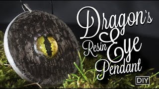 Resin Dragon's Eye Pendant [ Step by step]