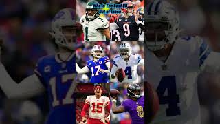 Who is The best QB out of these #shorts #nfl #fyp