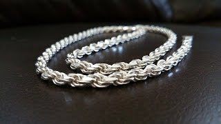 Sterling Silver Rope Chain