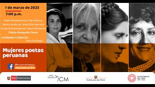 "Gladys Basagoitia Dazza" Trayectoria, Poética y Lectura de Poemas Propios - Casa Mariátegui 1MAR'23