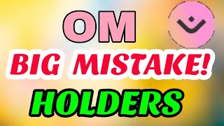 OM Coin Huge EXPLOSION! OM  Price Prediction