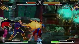 Ryu & Chun li Vs Demitri & Morrigan