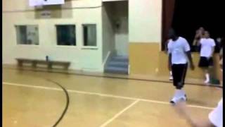 dunk breaks backboard