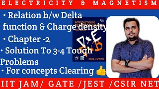 IIT JAM Physics 2021 | Relation B/W Delta function & Charge density | 3-4 problems Discussions