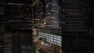 Gym in Downtown LA #shorts  #downtownla #skycrapers #gym #gymview #nightcity #losangeles #lifeinusa