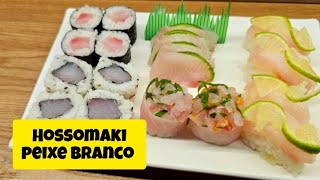 Hossomaki de peixe branco fácil de fazer (TILÁPIA) #piracicaba #sushi #sushilovers