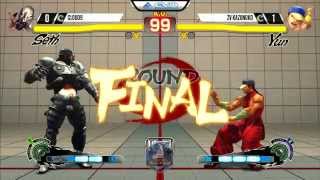 Cloud9 (Seth) vs Kazunoko (Yun) - EVO 2015 USF4 - 720p/60fps