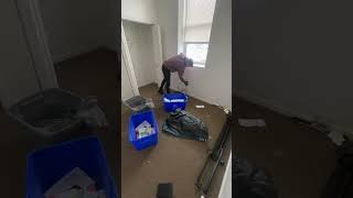 Trashing out an apartment #daily #construction #working #trash #moving out #rentals