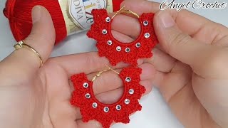 How to crochet earrings patterns for beginners