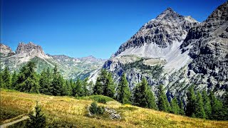 Thru Hiking The Via Aplina Red Trail Stage R126 Granges de la Vallée Etroite To Nevache french Alps