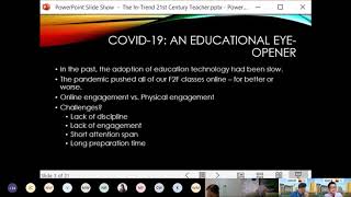 The In-Trend 21st Century Teacher: Creating “Byte”-sized Content Using TikTok - Joseph Pang