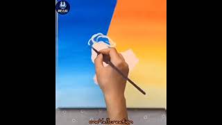 Frozen Princess Sisters Painting #artandcraft #diy #satisfying #chill #one4allcreation #shorts