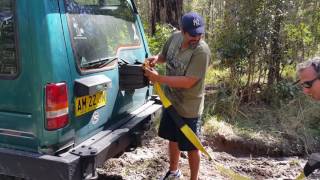 Jeep Wrangler JK Recovered by Land Rover Discovery