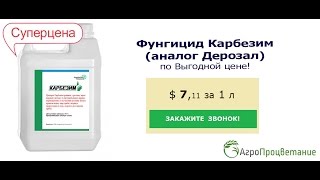 Купить Фунгицид Карбезим. Аналог Дерозал. Оптом. Низкая Цена