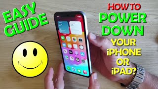 ✅ How To Shut Down Your iPhone or iPad ✅