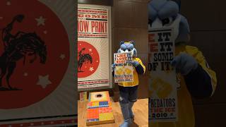 Gnash stopped by the Museum and Hatch Show Print recently to spread some Preds cheer