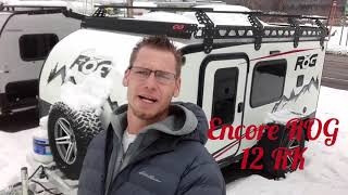 2022 Encore RV ROG camper walkthrough with Dustin Hartleys RV  no wood Sasquatch proof